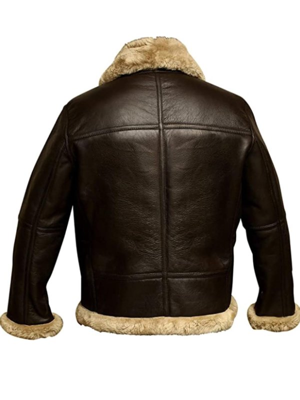 Victor Marius | Læderjakke med Shearling-For