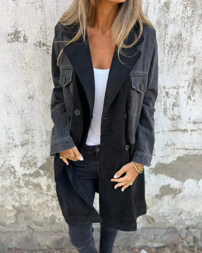Thea | Jeans og ruskindsjakke