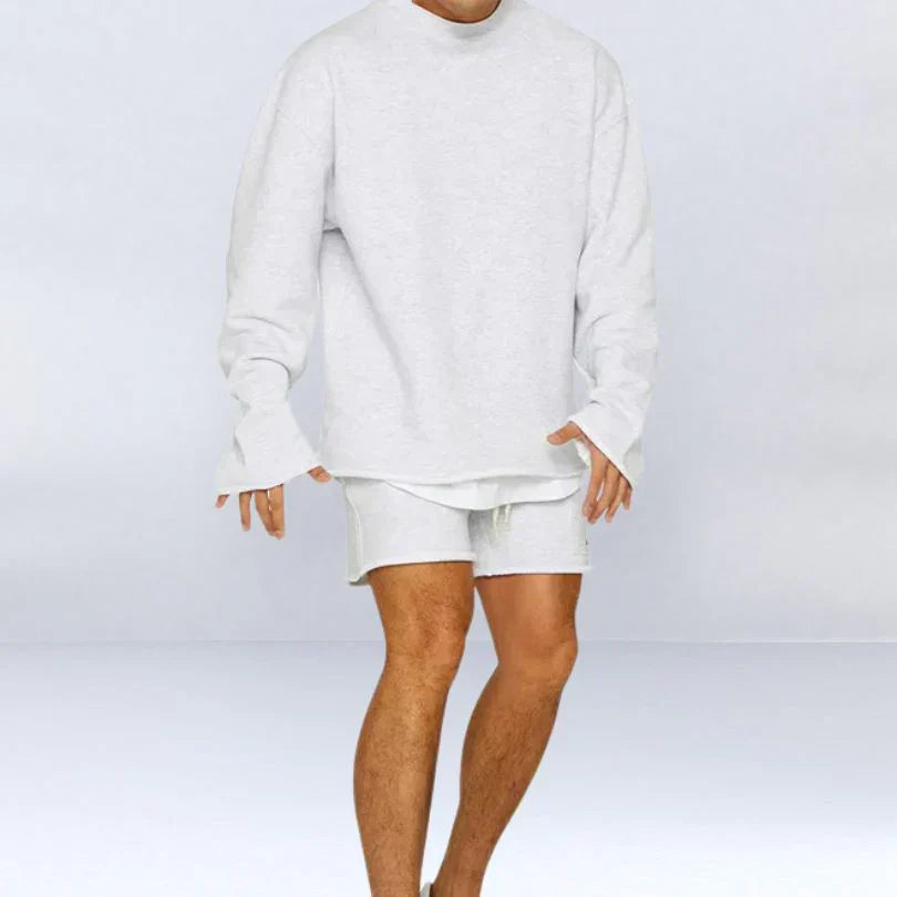 Kristian | Skjorte med lange ærmer og shorts