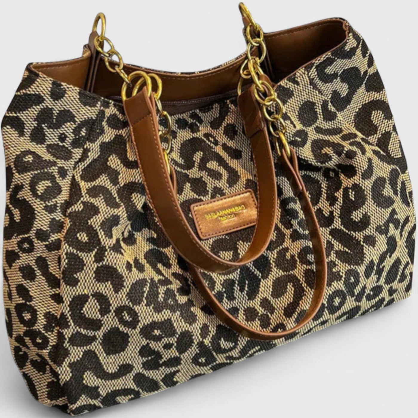 Clara | Leopardmønstret Shopper Taske