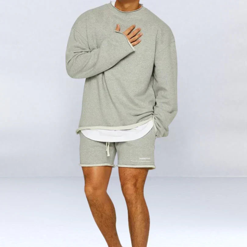 Kristian | Skjorte med lange ærmer og shorts