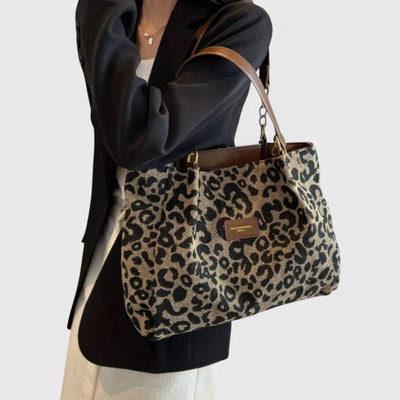Clara | Leopardmønstret Shopper Taske