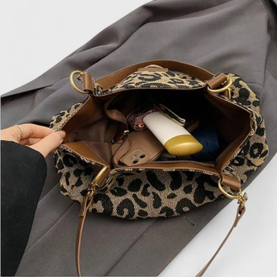 Clara | Leopardmønstret Shopper Taske