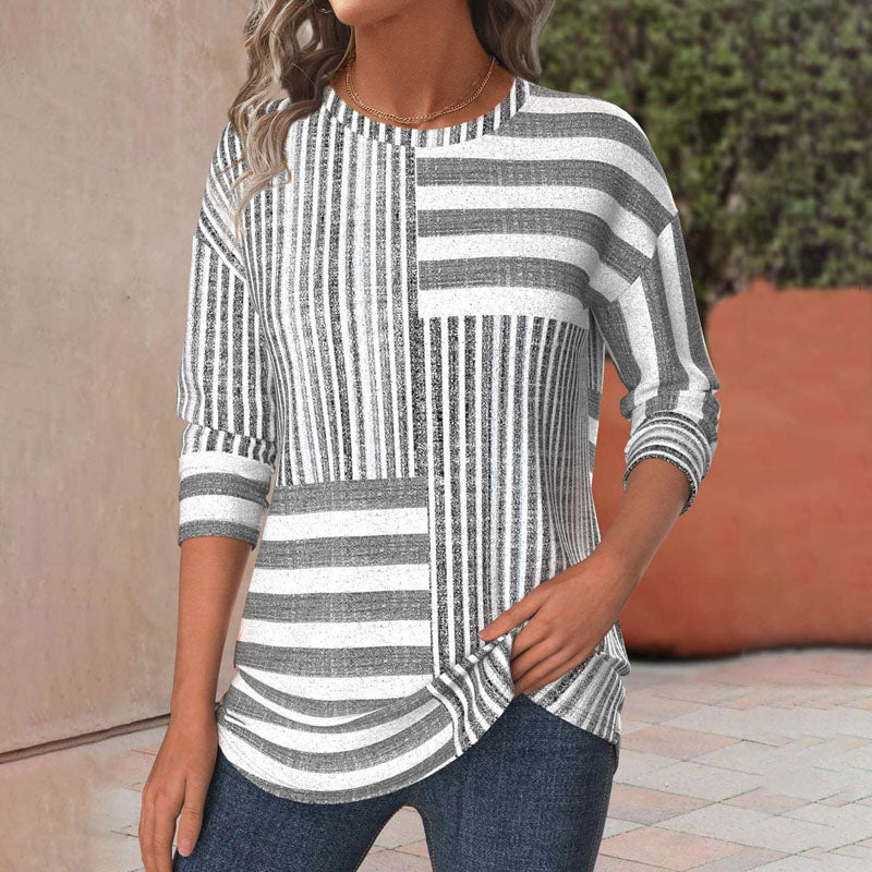 Marta – Let bluse med striber