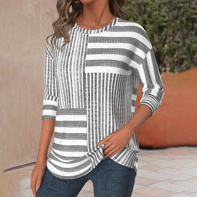 Marta – Let bluse med striber