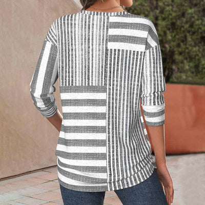 Marta – Let bluse med striber