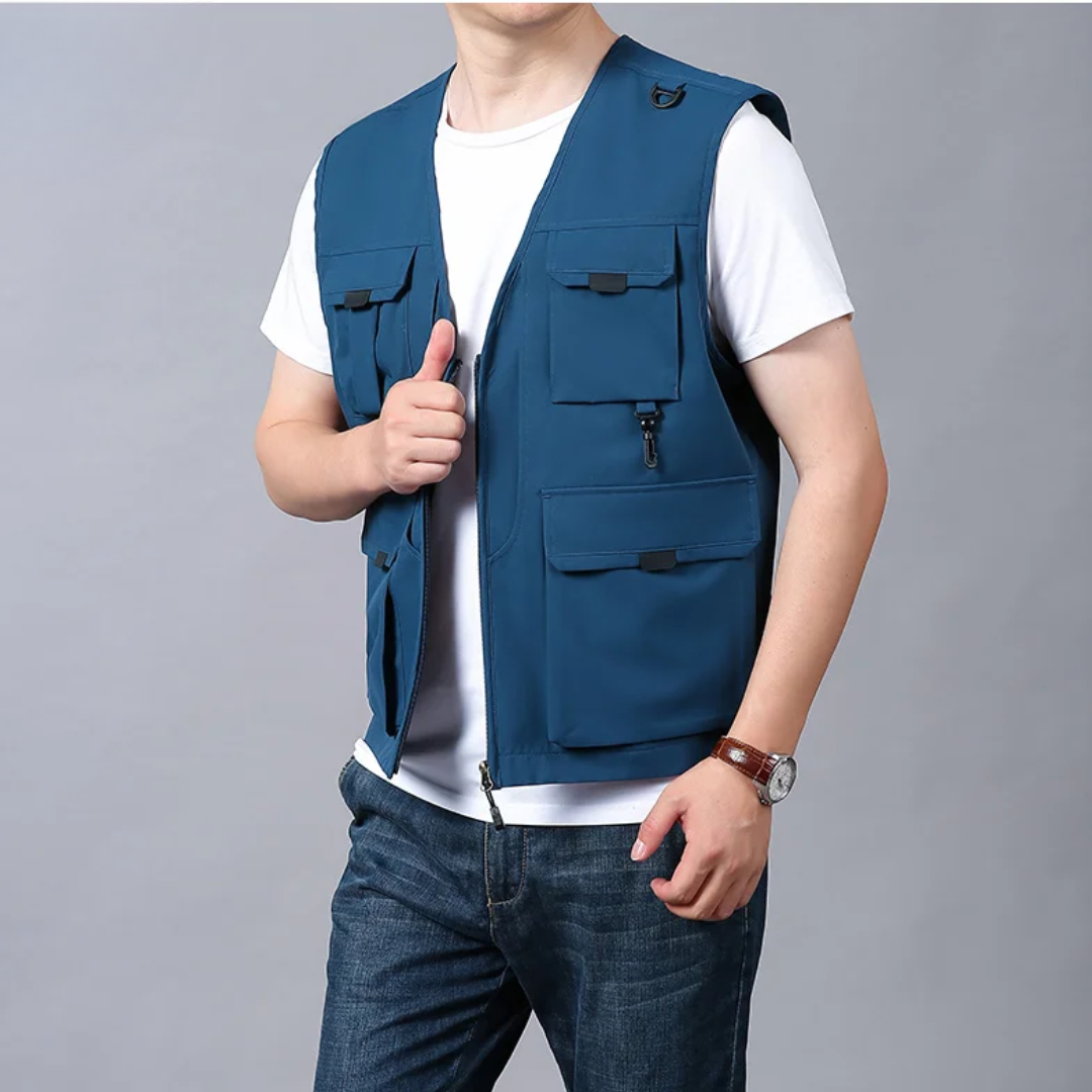 Viktor | Elegant og afslappet cargo vest