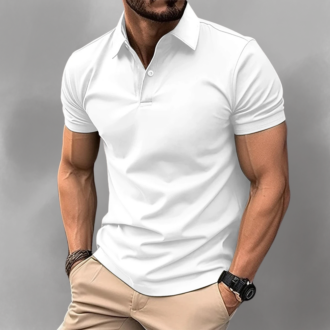 Aksel | Evig polo skjorte i elegant stil