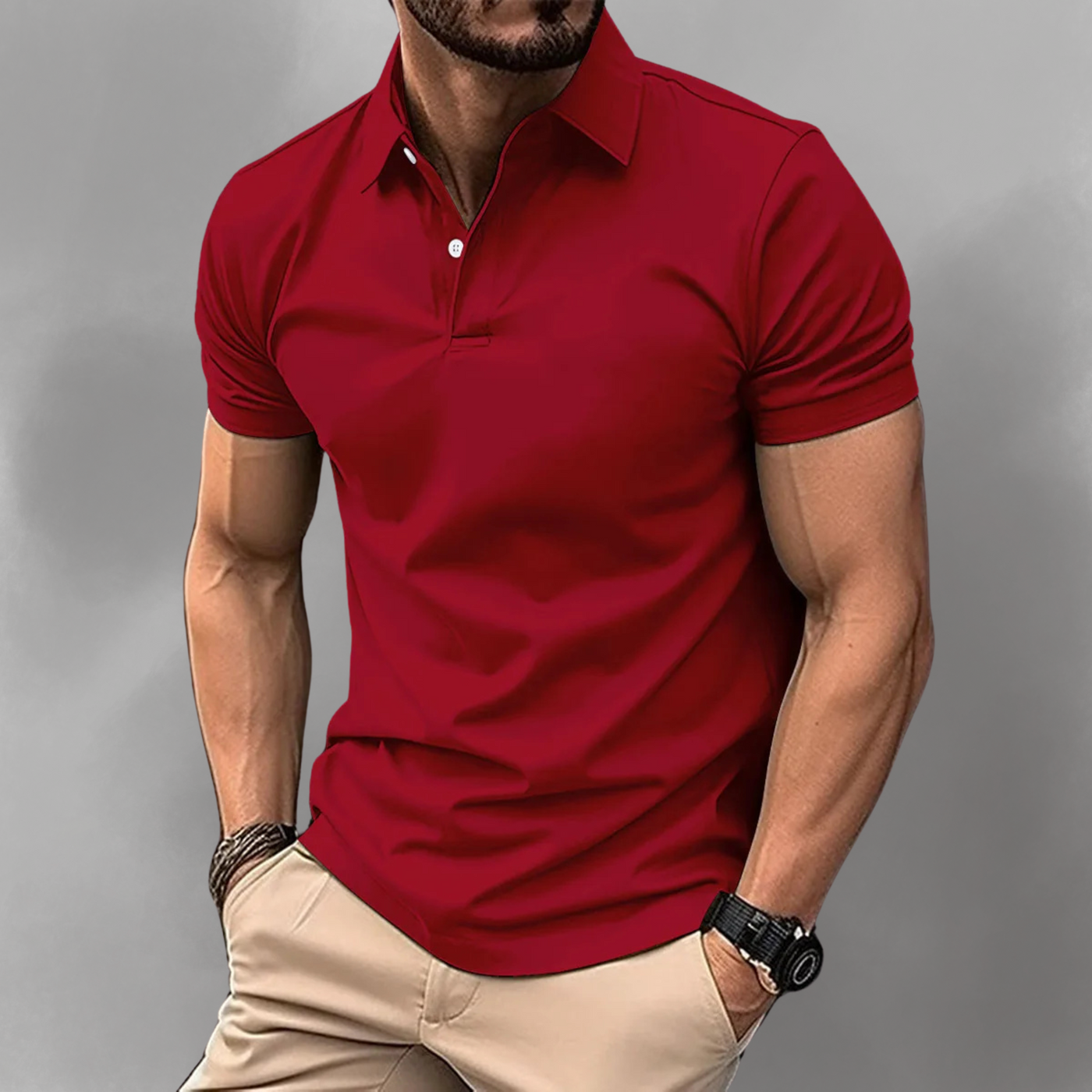 Aksel | Evig polo skjorte i elegant stil