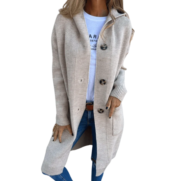 Alberte | Elegant lang cardigan til kvinder