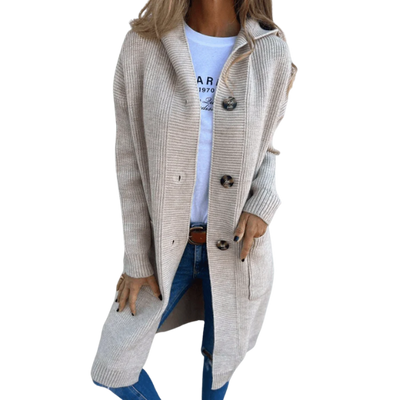 Alberte | Elegant lang cardigan til kvinder