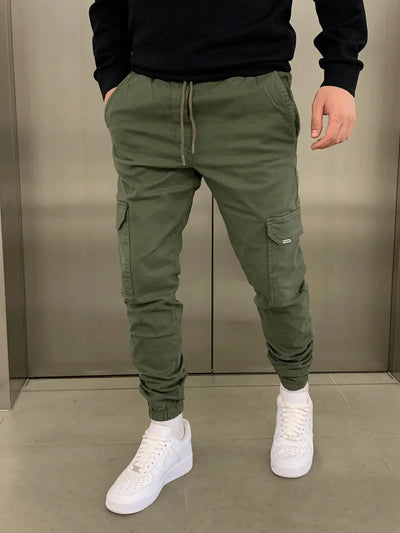 Mathias | Premium stræk cargo bukser