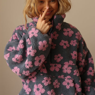 Lea | Blomstret Fleece