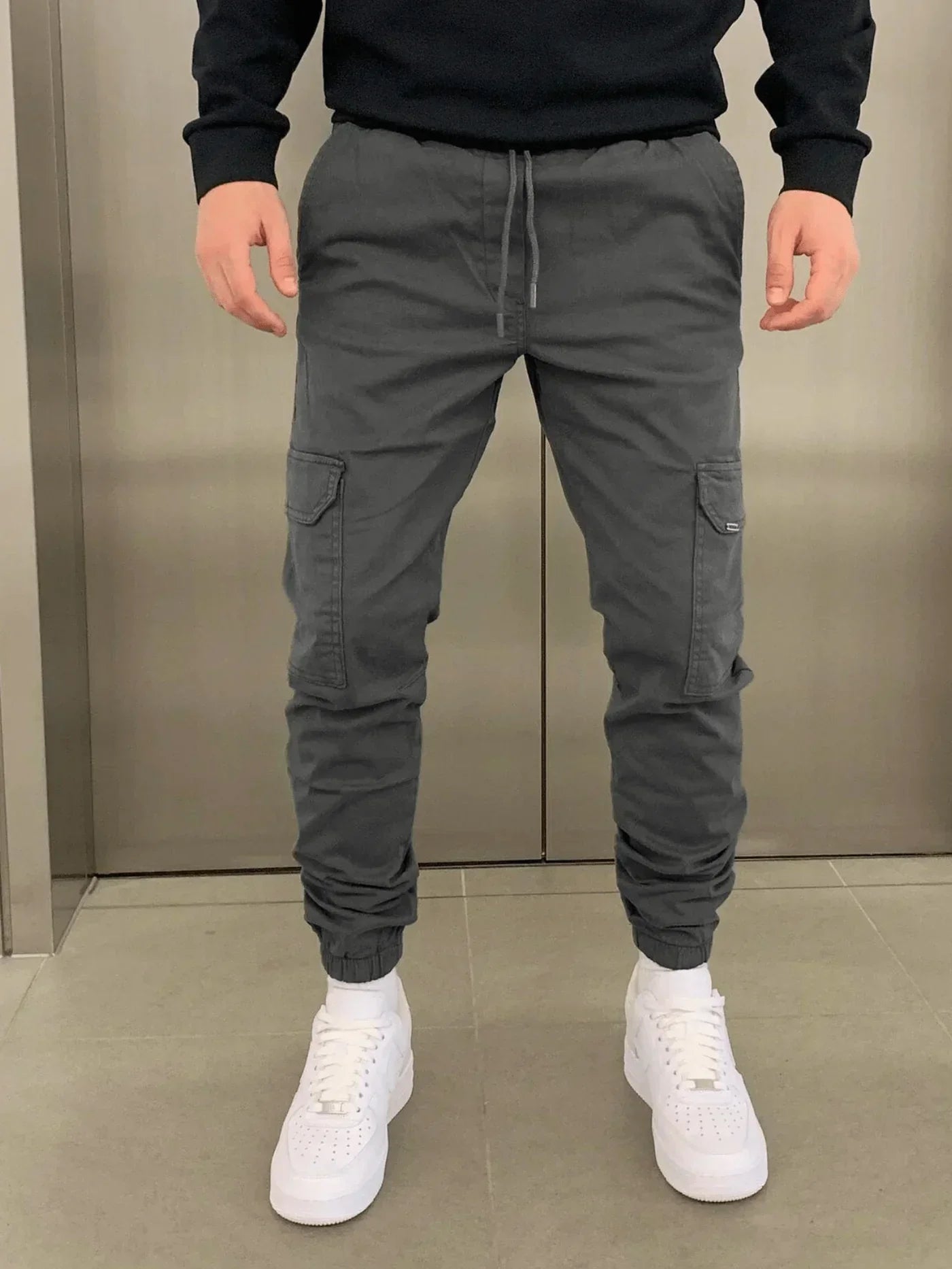 Mathias | Premium stræk cargo bukser