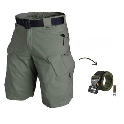 Laurits | Cargo shorts med 7 lommer og gratis bælte
