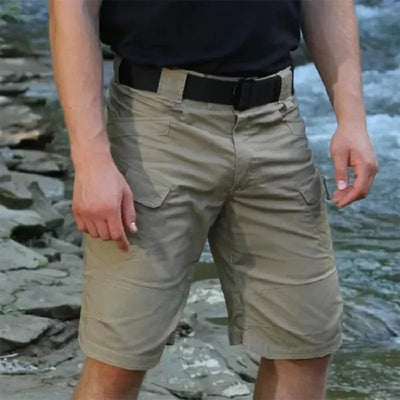 Laurits | Cargo shorts med 7 lommer og gratis bælte