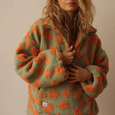 Lea | Blomstret Fleece