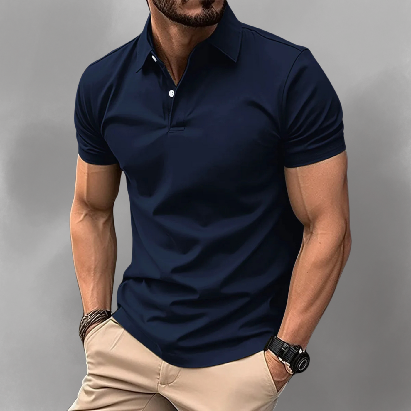 Aksel | Evig polo skjorte i elegant stil