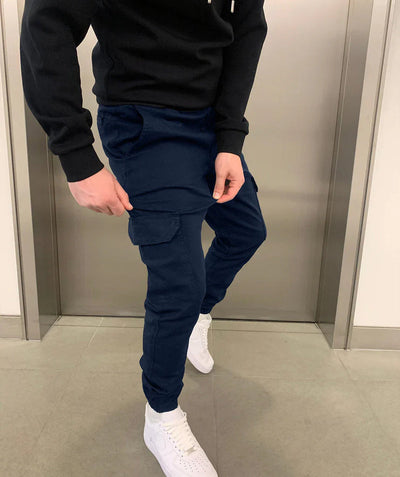 Mathias | Premium stræk cargo bukser