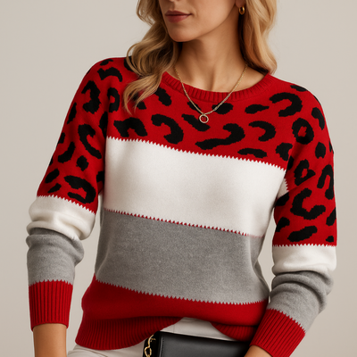 Samanta – Trendy Trøje med Print