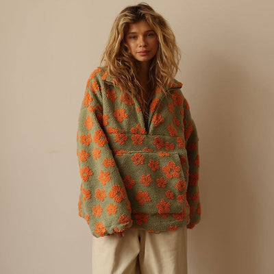 Lea | Blomstret Fleece