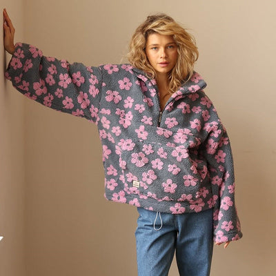 Lea | Blomstret Fleece