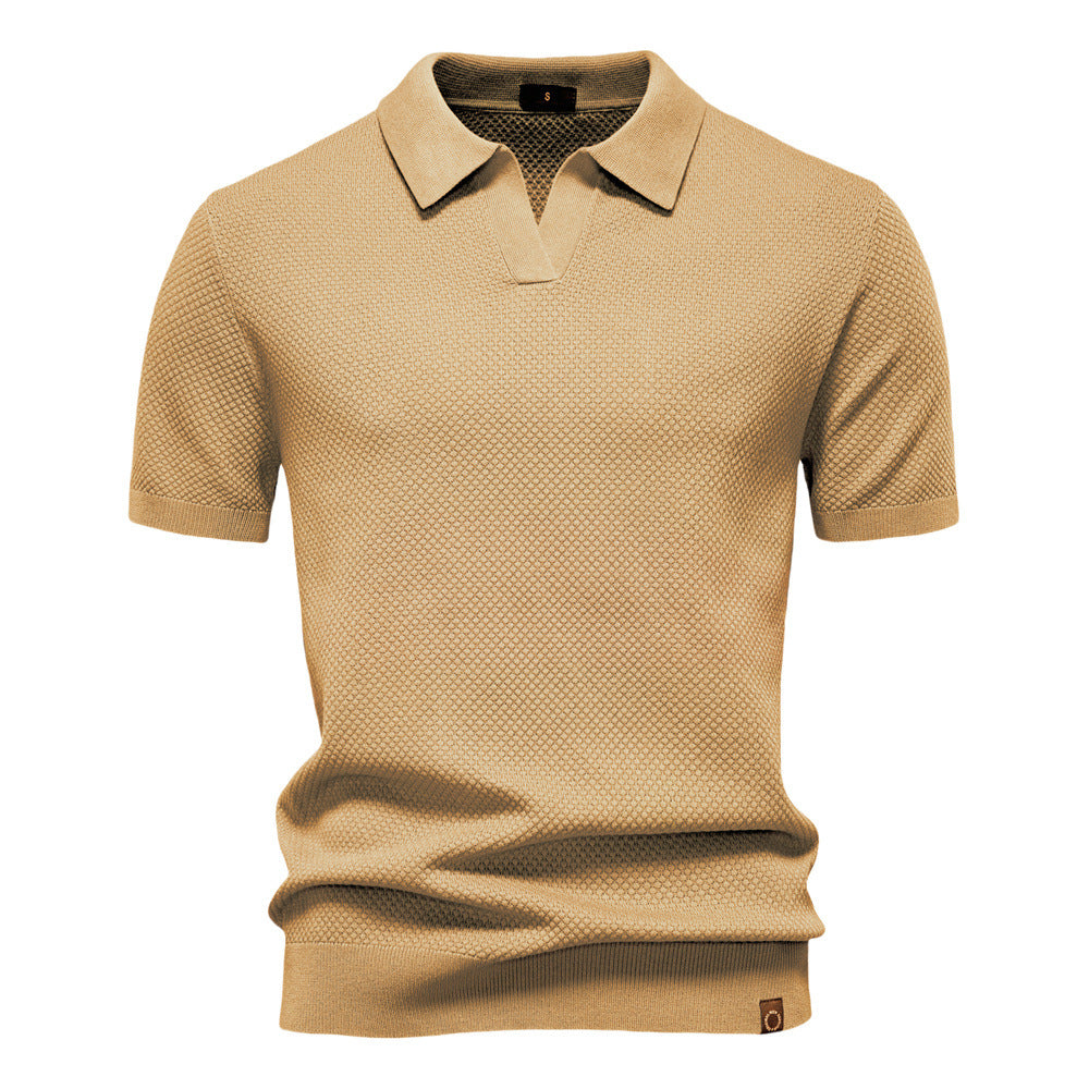 Edvards – Struktureret Polo-Shirt