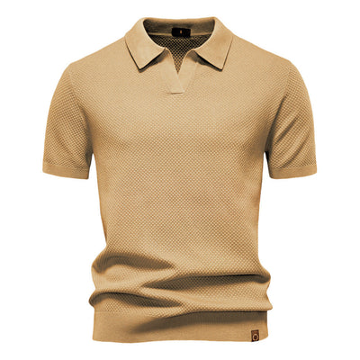 Edvards – Struktureret Polo-Shirt
