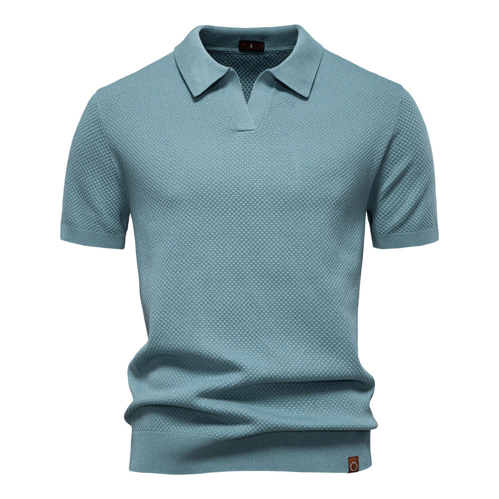 Edvards – Struktureret Polo-Shirt