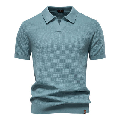 Edvards – Struktureret Polo-Shirt