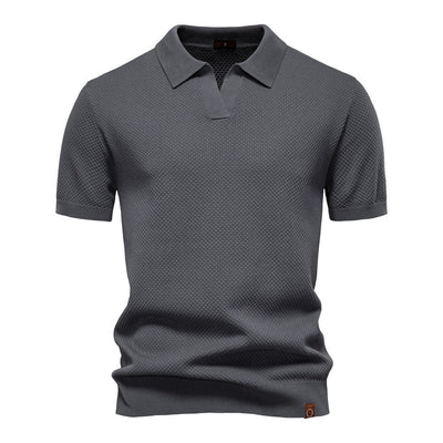 Edvards – Struktureret Polo-Shirt