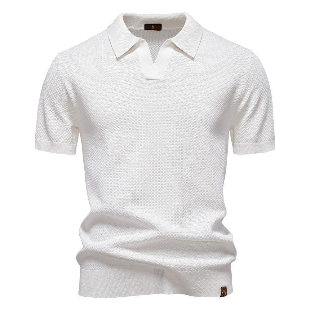 Edvards – Struktureret Polo-Shirt