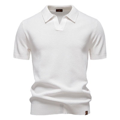 Edvards – Struktureret Polo-Shirt