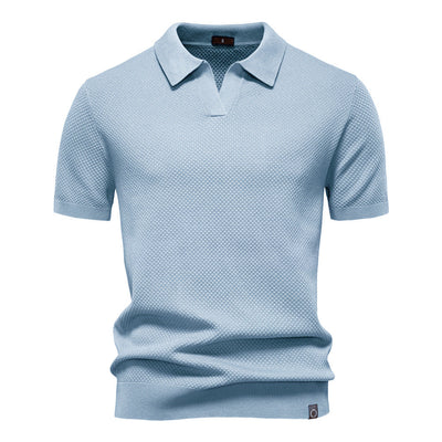 Edvards – Struktureret Polo-Shirt
