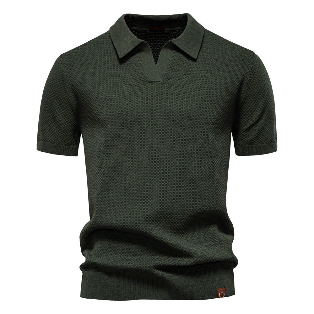 Edvards – Struktureret Polo-Shirt