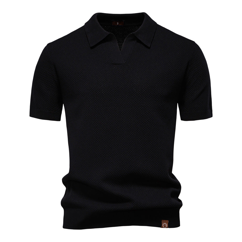 Edvards – Struktureret Polo-Shirt