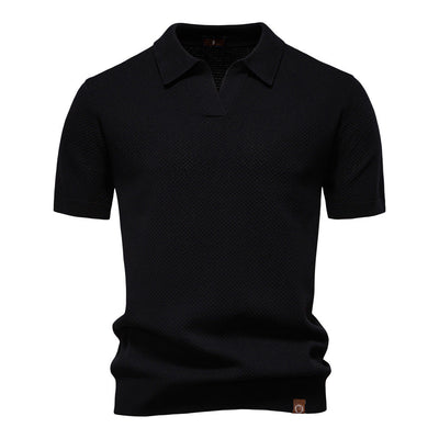 Edvards – Struktureret Polo-Shirt