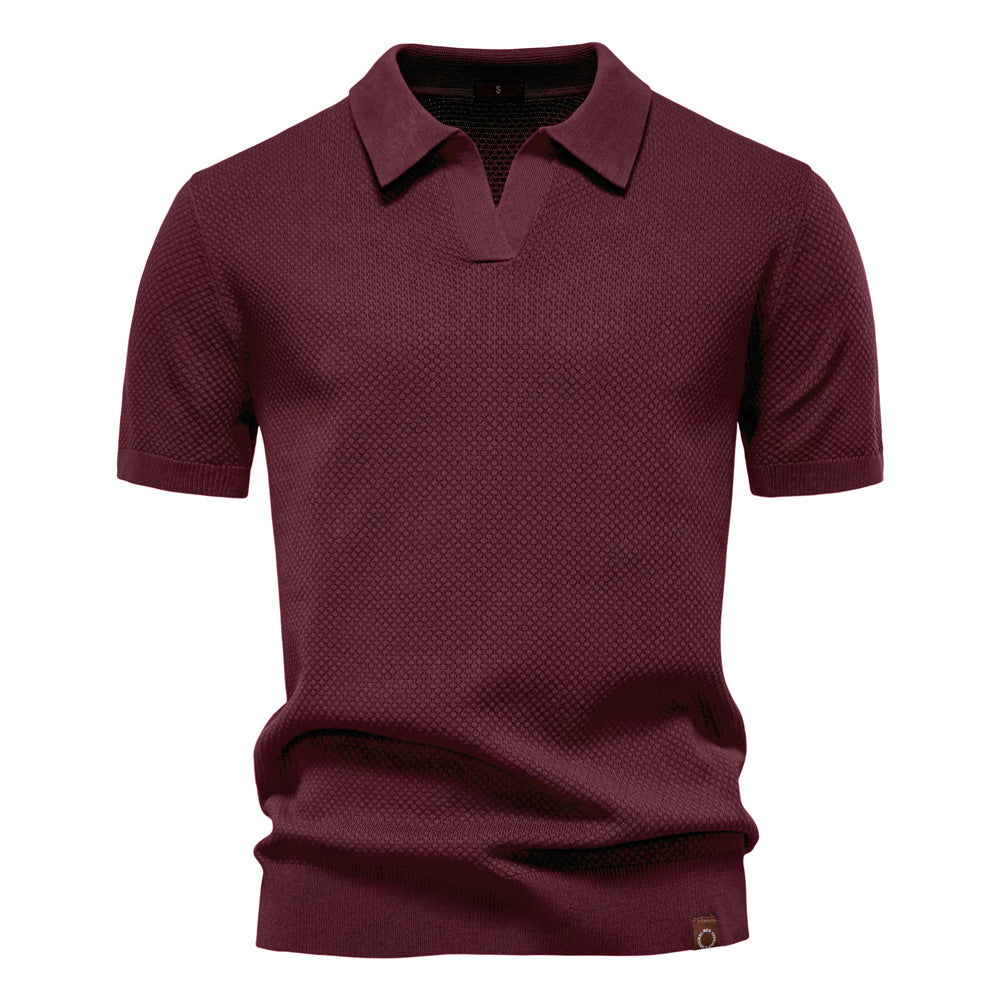 Edvards – Struktureret Polo-Shirt