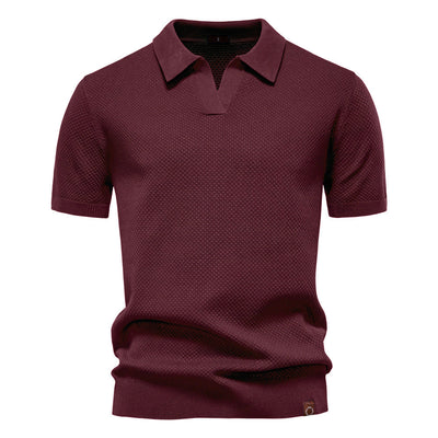 Edvards – Struktureret Polo-Shirt