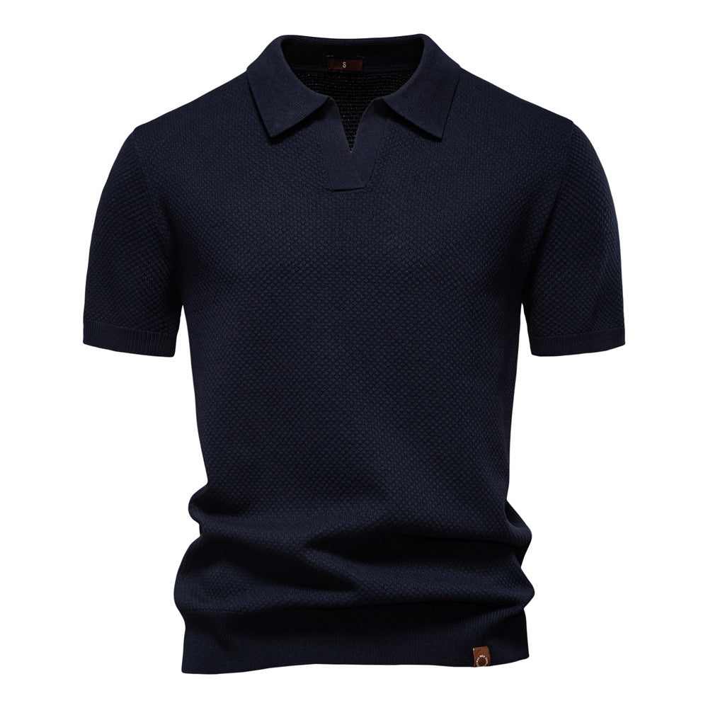 Edvards – Struktureret Polo-Shirt