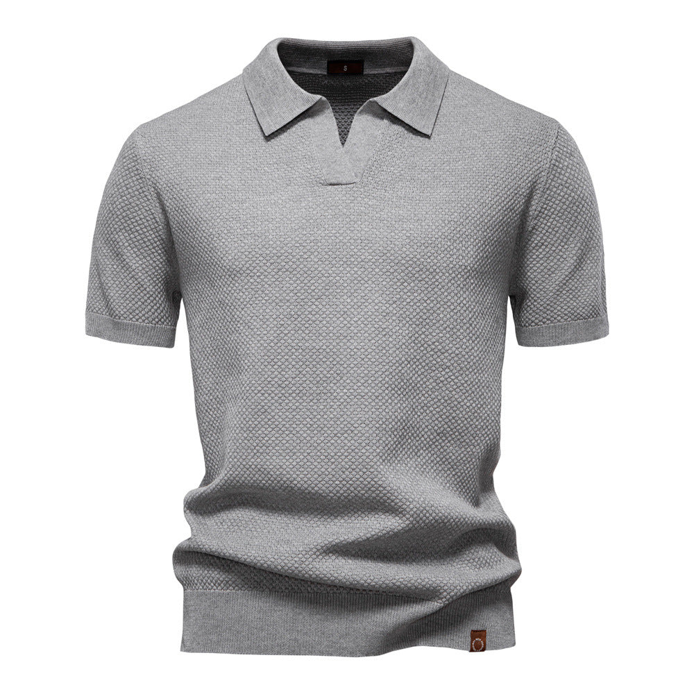 Edvards – Struktureret Polo-Shirt
