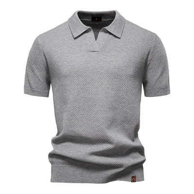 Edvards – Struktureret Polo-Shirt