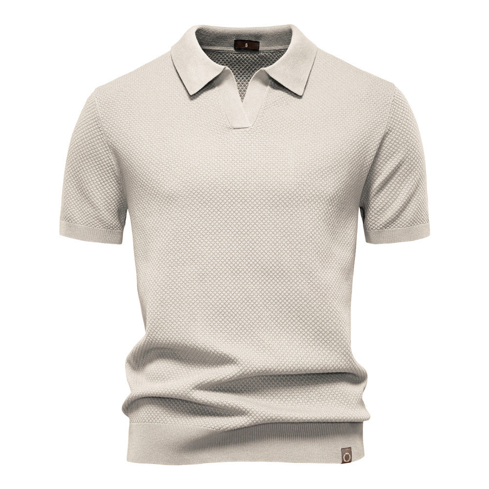 Edvards – Struktureret Polo-Shirt
