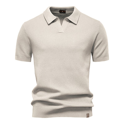 Edvards – Struktureret Polo-Shirt