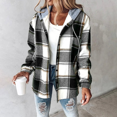 Malou | Ternet Hoodie Jakke