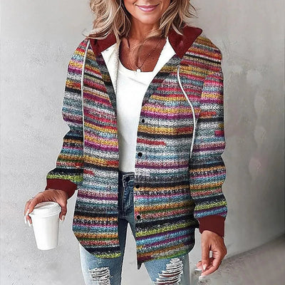 Malou | Ternet Hoodie Jakke