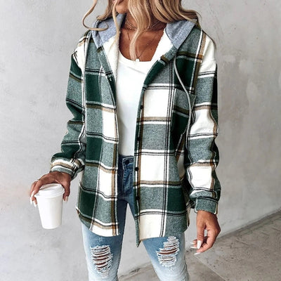 Malou | Ternet Hoodie Jakke