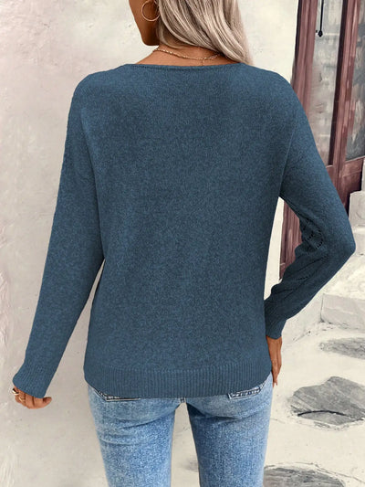 Josefine | Dagens sweater med V-udskæring