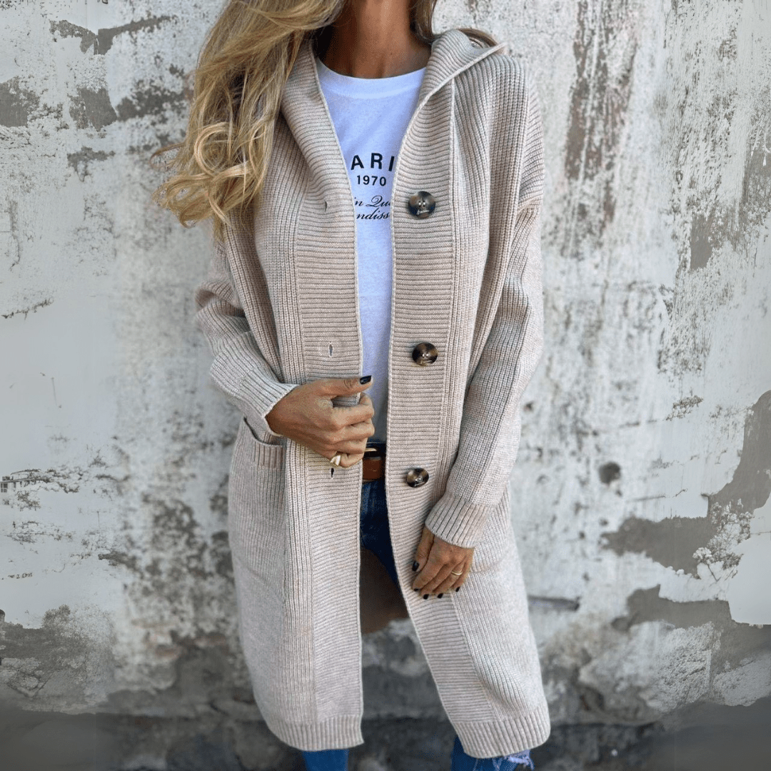 Alberte | Elegant lang cardigan til kvinder