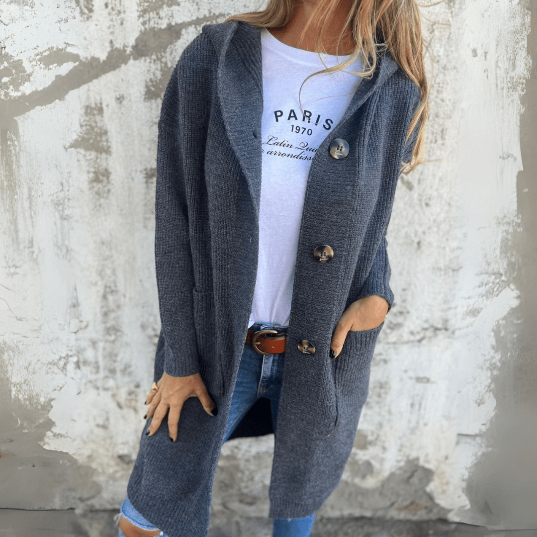 Alberte | Elegant lang cardigan til kvinder